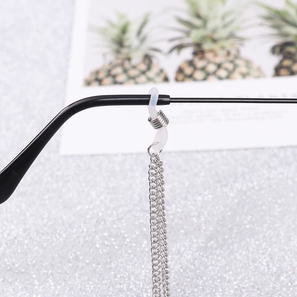 ✨ Chaîne Lunettes Étoiles Perles