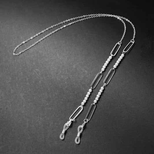 💎 Chaîne Lunettes Perles Élégante