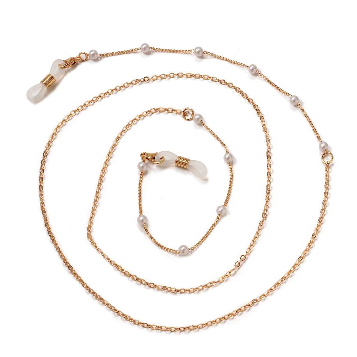 💎 Chaîne Lunettes Perles Élégante