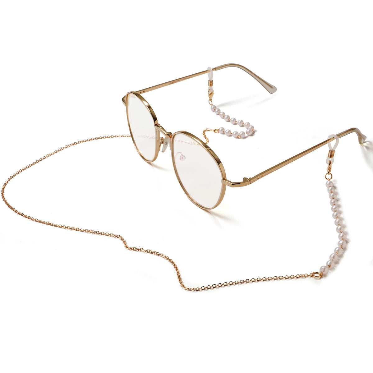 💎 Chaîne Lunettes Perles Élégante