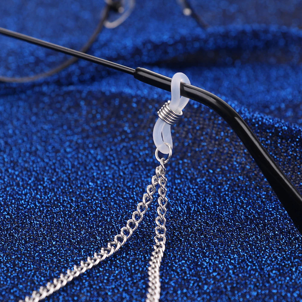 ✨ Chaîne Lunettes Étoiles Perles