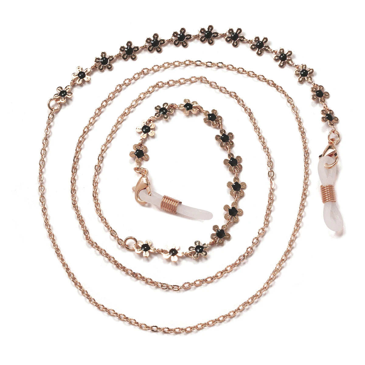 💎 Chaîne Lunettes Perles Élégante