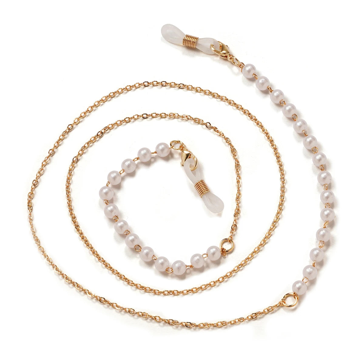 💎 Chaîne Lunettes Perles Élégante