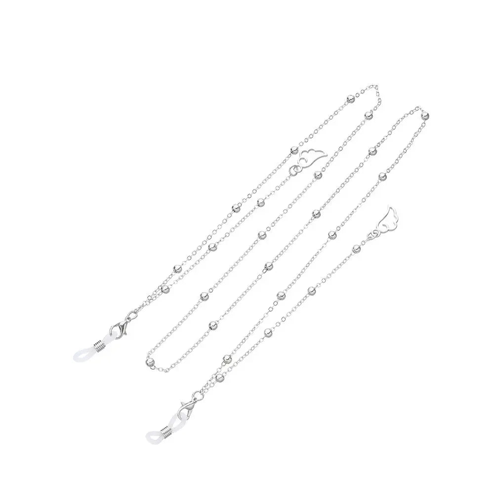 ✨ Chaîne Lunettes Étoiles Perles