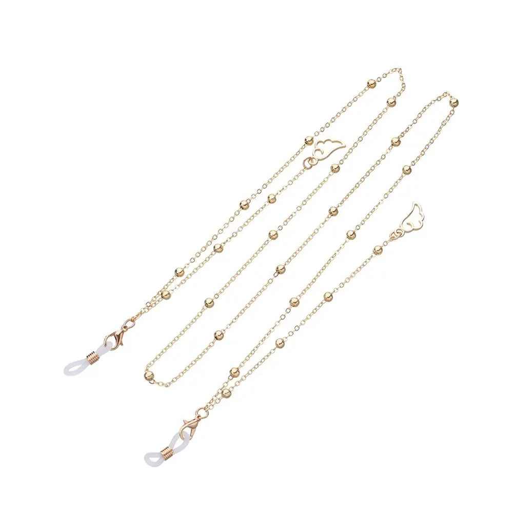 ✨ Chaîne Lunettes Étoiles Perles