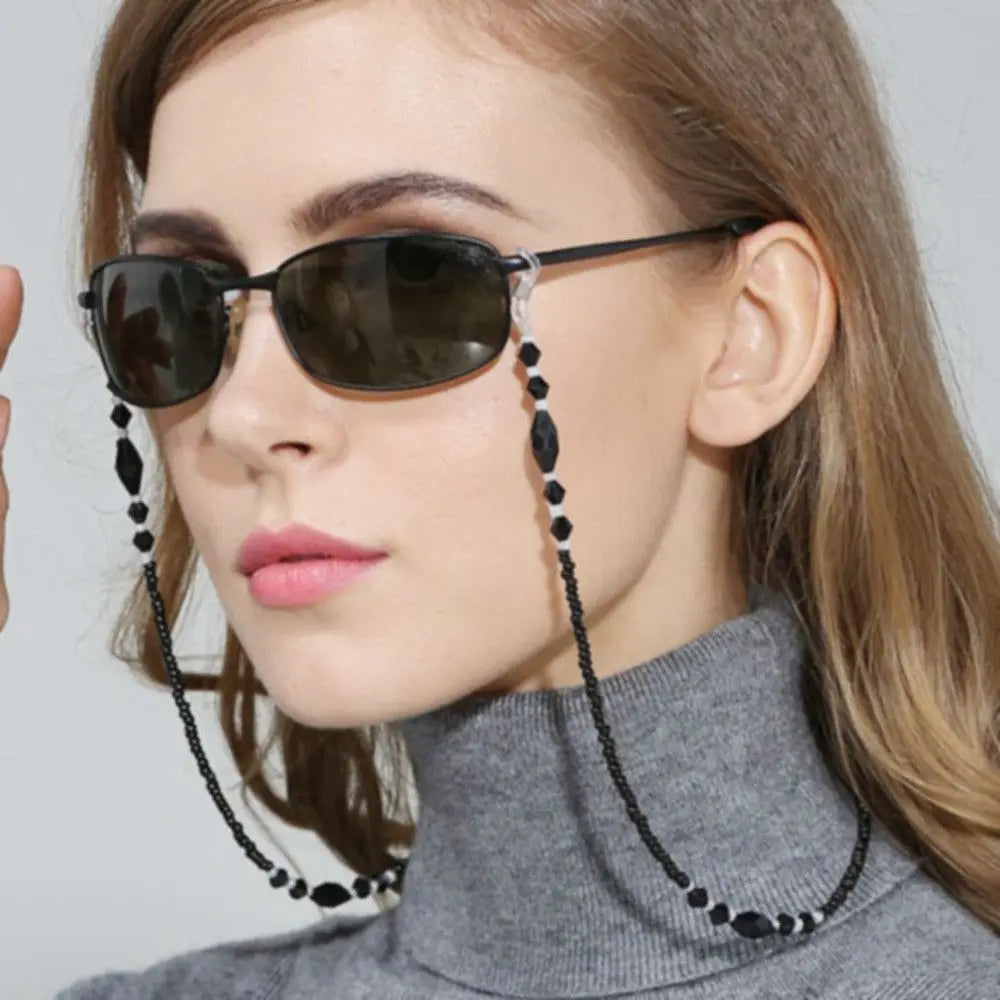 ✨ Chaîne Lunettes Étoiles Perles